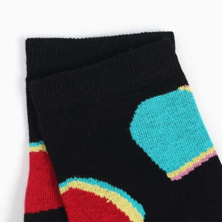 Women's socks, black color/heart, size 38-40-2