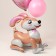 A set of balls "Bunny and heart", latex, foil set 10 pcs.