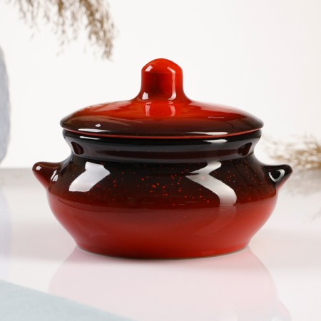 Ceramic pot for baking 500 ml KRS00000362 varnish