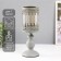 Summary Metal for 1 candle d = 10 cm "Siggerd" gray 11x11x30 cm