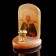 Icon "Ksenia Petersburg", with a candlestick, selenite
