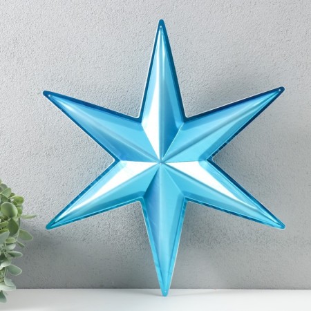 Figure "Star of Pereniamous" small blue metallic, 31x35.5 cm-1