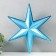 Figure "Star of Pereniamous" small blue metallic, 31x35.5 cm