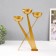 Summary Metal for 3 candles d = 8 cm "Nicole" 23x8x33.5 cm
