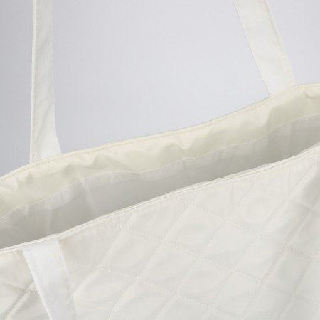 Women Bologna Shoper, 40x35x7cm, white-5