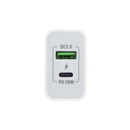 Gopower GPQC08, 1 USB, 1 Type-C, 20 W, 3 A, Beloe network-1