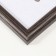 Photo frame MDF 21x30 cm, No. 5 "Simple", Wenge (plastic screen)