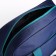 Sports bag with lightning, external pocket, long belt, blue/turquoise color