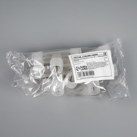 T-shaped Luazon Lighting Connector for a light cord 11 mm, 2-pin-4