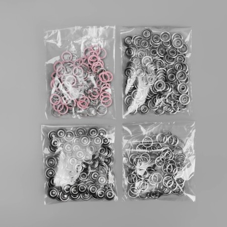 Shirt, open button, d = 9.5 mm, pink color-4