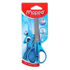 Baby scissors 13 cm, Essentials Soft, symmetrical, rubberized handles, mix