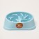 Limit feeding bowl, from overeating, 20 x 20 x 4.5 cm, blue