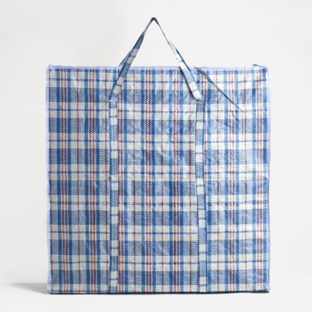 Household bag with lightning, 47 l, blue color-2