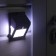 Garden lamp on a sunny battery with a motion sensor, invoice, 9.5 × 12.5 × 5 cm, 40 LED, white glow