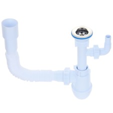 A set for the Anya Plast shell C1315: Siphon 1 1/4, the washing of the washing, a flexible pipe