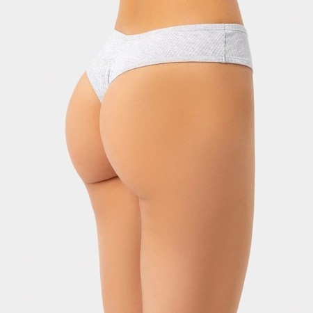 Panties female Braziliana, color gray melange, rr 46 (m)-1