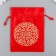 Sousse "Sign of Joy" Red 10x13 cm