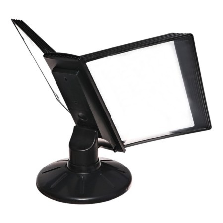 Demosystem of a desktop rotating on 10 panels A4 Calligrata, black-4