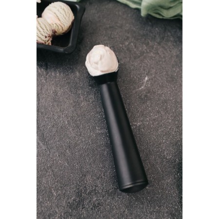 Spoon for ice cream Magistro Alum Black, black color-6