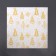 Siliconized "Christmas trees", gold in sheets, 0.18 x 0.18 m