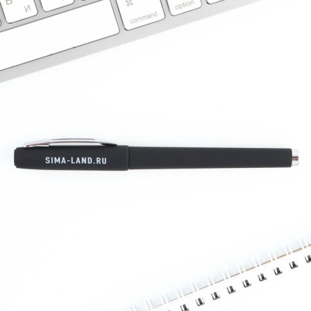 Ball plastic pen, blue paste "Happy Defender of the Fatherland Day!"-4