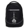 School backpack 42 x 30 x 20 cm, ergonomic back, Hatber sreet "Cosmos", black NRK_75071