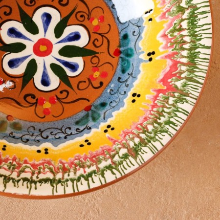 Buditsa Rishtan ceramics "Flowers", 25 cm-8