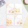 Set of mini -postcard "Flowers - 1" Pink background, 33 pieces, 7.5x10.5 cm