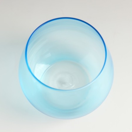 Fliker candlestick 10.5x11.5 cm, 760 ml of blue-2