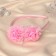 Hair cap "chosen" rose, 0.9 cm, pink