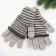 Gloves female, the color is light gray, size 18
