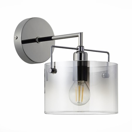 Wall lamp EVOLUCE. Sle155601-01. Nosta. 1x40 W, E14, 15x21 cm, color chromium-5