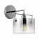 Wall lamp EVOLUCE. Sle155601-01. Nosta. 1x40 W, E14, 15x21 cm, color chromium