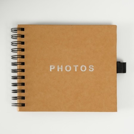 Photo album Brauberg Black & Kraft, size 16x18 cm, 20 black sheets-10