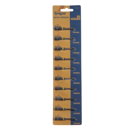 Tundra bat, Torsion, magnetized, tear -off tape, steel S2, PH2 x 50 mm-7