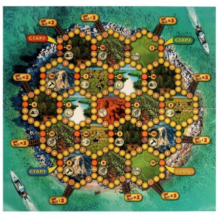 Board game "Great Colonists", 2-4 players, 7+-2