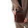 Women's bag over the shoulder Textura, small size, brown color