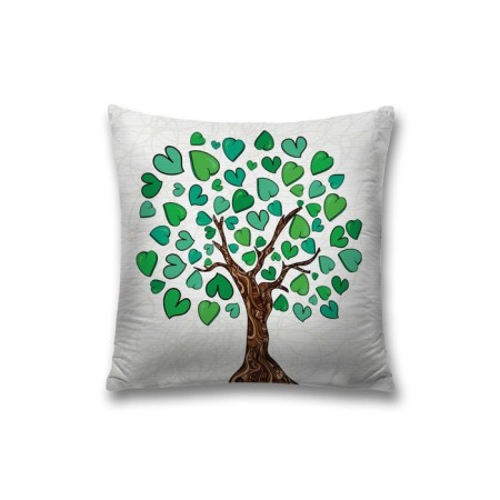 Decorative pillowcase "Original tree", on a zipper, size 45x45 cm