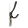 Furniture hook CAPPIO TKD029, two -rod, graphite color