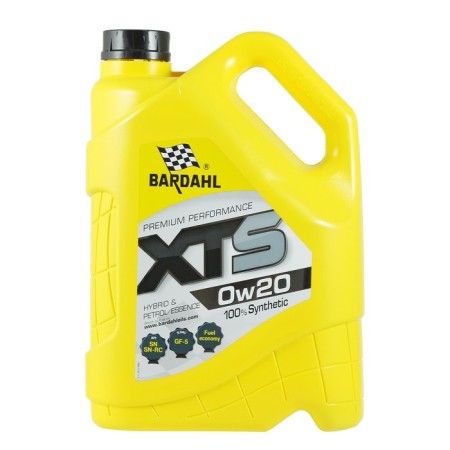 Motor oil Bardahl 0W-20 XTS SN 36333, synthetics, 5 liters