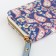 Women's wallet with lightning, blue color