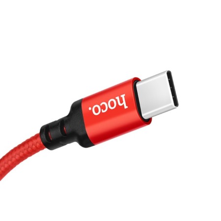 Hoco X14 Times Speed, Type-s-USB, 3 A, 1 m, black and red-2