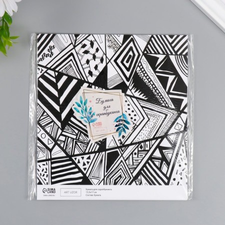Scrapbooking "Hipster" density 180 grams set 10 pcs 15.5x17 cm-3