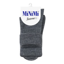 Women's socks mini inverno, single size, color Grigio Melange