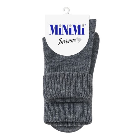 Women's socks mini inverno, single size, color Grigio Melange