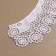 Collar sewing, guipyur, 22 × 6.5 cm, white color