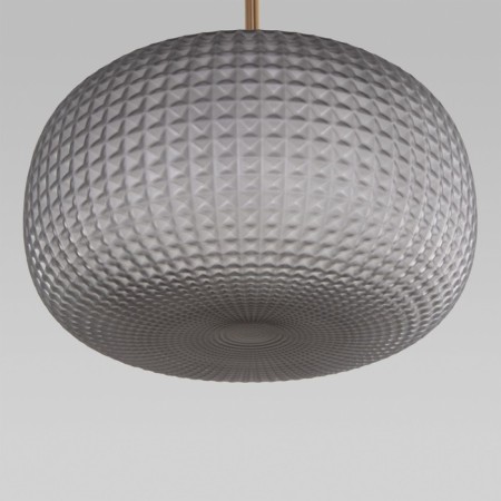 Suspended lamp Eurosvet gem 50262/1, E27, 1x60W, 250x250 mm, black color-2