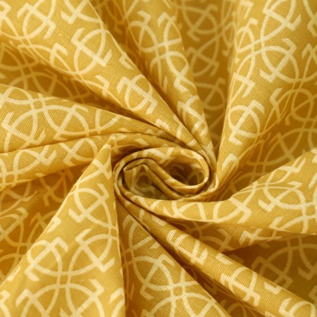 A sheet on the elastic band ATRA 140x200x20, totem yellow calico 120g/m, HL100%-2