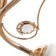 Chase "Olan" 2he27 40W gold 43x27x18 cm Bayerlux