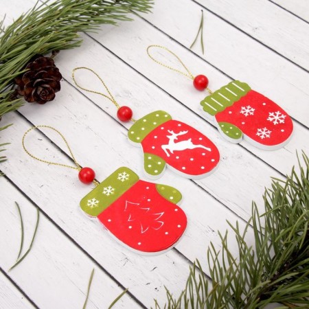 New Year's Suspension "mittens", mix-1